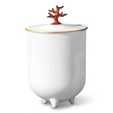 Coral Candle with Lid